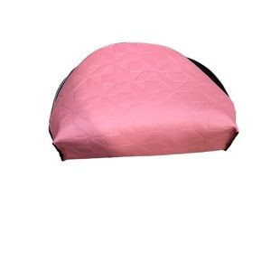 Ulta pink geometric pattern makeup bag Zipper cosmetic bag travel toiletries